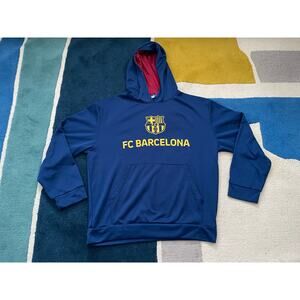 FC Barcelona Official Club Store Pullover Hoodie Sweatshirt Adult Large